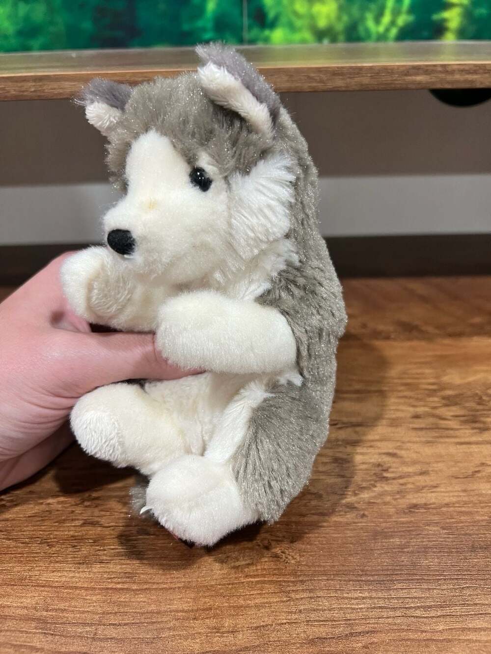 Douglas Cuddle Toys Husky Lil' Handful 6" Plush Dog